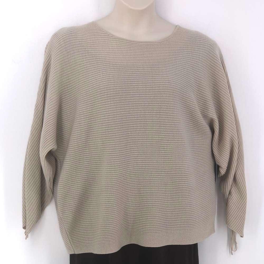 A.N.A. Oatmeal Heather Long Sleeve Sweater…XL